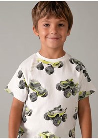 Resim Mayoral Erkek Çocuk T-shirt 3068 Ekru 