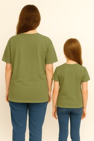 Resim SVART WEAR MAMA MINI Anne Kız Kombin Tişört Takımı T-Shirt Twin Anne Kız Çocuk Oversize MAMA MINI (TEKLİ FİYAT) 