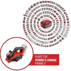 Resim Daders Home Akülü Planya Te-Pl 18/82 Li-Solo Power X- (18 V, 82 mm Planya Genişliği, 2 Mm'ye Kadar Kesme Derinliği, Otomatik Desteği, 2x Çift Taraflı Bıçak) - 4345400 
