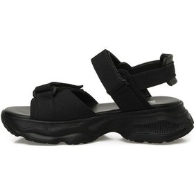 Resim Butigo 25s-600 5fx Siyah Kadın Spor Sandalet 000000000102008365 Siyah 