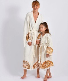 Resim Brandsmithshop Mandala Eye Anne & Çocuk Kimono Seti Çok Renkli 