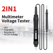 Resim Aicevoos Akıllı Kalem Tipi Dijital Multimetre Otomatik Aralık AC / DC Gerilim Test Cihazı Elektrik Profesyonel Multimetre, Temassız Gerilim, Ohm / Diyot Test Cihazı, NCV 