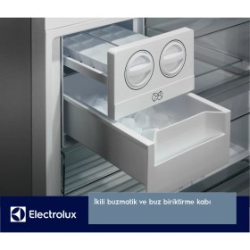 Resim Electrolux LNT7MD58X Kombi No Frost Inox Buzdolabı 