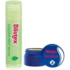 Resim Blistex Sensitive Mint Melon Dudak Bakım Kremi 4.25 G + Medplus Jar Kavanoz 7 ML 