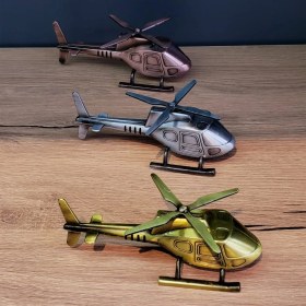 Resim Ttt Dekoratif Metal Helikopter 