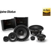 Resim Alpine Hdz-653s 6-1 / 2" 16,5 Cm 3 Yönlü Slim-fit Hoparlör Seti 