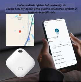 Resim Zoli Android FindMy Device Uyumlu Mini Bluetooth GPS Takip Cihazı Çocuk, Evcil Hayvan ve Eşya Takibi 