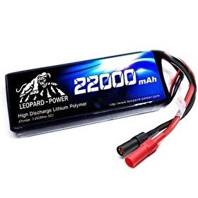 Resim Leopard Power LP22000/25-3S 22000 mAh 11.1V 3S 25C Uav & Multirotor Pil XT50 Konnektör Batarya Pil 
