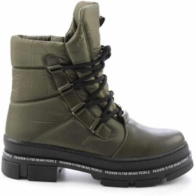 Resim Bambi Haki Siyah Kadın Bot & Bootie K02578000909 