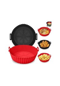Resim Qerhome 2'li Airfryer Silikon Pişirme Kabı 20 Cm Diğer 