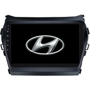 Resim Hyundai Santa Fe - Araç Multimedya Ekran - 2gb 32gb - S - Black - 2013 - 2017 - 9 Inch - Myway - Red 