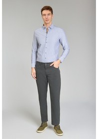 Resim Bisse 5 Cepli Gabardin Yeşil Erkek Spor Pantolon Pns24k24004 D47 Yeşil 