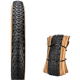 Resim Mufunye 27.5x2.20 Folding Bisiklet Lastiği - Dağ Yolları İçin Versatil Performans, Sarı Kenarlı Kauçuk 