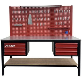 Resim Grtt2m Grayzer 6 Çekmeceli 2 Metre Takım Tezgahı 