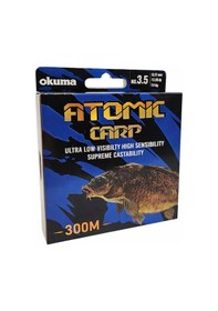 Resim Okuma Atomic Carp Nylon Clear Color 300m Misina 0.31Mm 