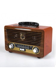 Resim Dynego M 115bt Bluetooth Şarjlı Nostaljik Radyo Usb Sd Kart Girişli Kumandalı Radyo Mp3 