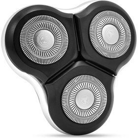 Resim Yedek Erkekler Elektrikli Tıraş Alın Kafaları 3 Kesici Yedek Sakal Jil (Yurt Dışından) 