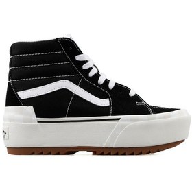 Resim Vans Ua Sk8-Hi Stacked Kadın Günlük Ayakkabı Vn0A4Btw5Zn1 Siyah 