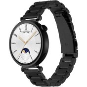 Resim Tuva Teknoloji Huawei Gt4 18mm Uyumlu Krd-04 Metal Kordon-siyah 