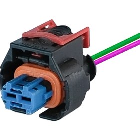 Resim Bosch Enjektör Soketi 2 Pin Kablolu 