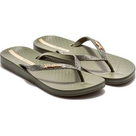 Resim Anat Lolita Kadın Parmak Arası Terlik Koyu Yeşil 35/42 Yeşil 