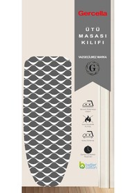 Resim Delta 120x45 Cm Xs Size Ütü Masası Kılıfı Bezi Örtüsü Ütü Yedek Parça Ütü Ve Aksesuarı Açık Gri 