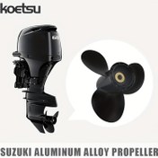 Resim KOETSU Suzuki Alüminyum Alaşım Pervane - Evrensel Dıştan Takma Motor Pervanesi, 60HP Uyumlu, Yüksek Kaliteli Tekne Pervanesi | Modern Tekne Pervanesi | Dayanıklı Tekne Pervanesi, Tekne Aksesuarları 