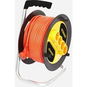 Resim Rtrmax REM31535 Seyyar Makaralı Uzatma Kablosu 3*1.5 Mm- 35 mt 
