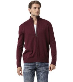 Resim Cipo & Baxx Cp282 Ultimate Zip Luxe Knit Men Sweater Bordo 