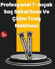 Resim 0.1 mm Hassas Kesim Tıraş Makinesi Şarjlı Metal Gövde 