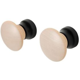 Resim IKEA Huş 2 Li Banyo Duvar Askısı Siyah Renk Huş Banyo Aksesuar Havlu Askısı 