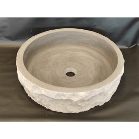 Resim Polen Stone Bazalt Patlatma Modeli Yuvarlak Lavabo 