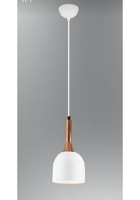 Resim Riolight Modern Beyaz Tekli Metal Sarkıt Avize 