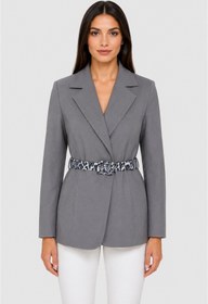Resim Mys Collection Kemer Detaylı Blazer Ceket 