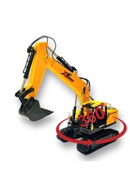 Resim Magicway Uzaktan Kumandalı 13 Fonksiyonlu Kepçe Oyuncak Işıklı Sesli 360° Dönen Şarjlı Kazıcı İş Makinası 