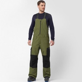 Resim Salomon Transfer Bib Pant Erkek Yeşil Kayak Pantolonu 