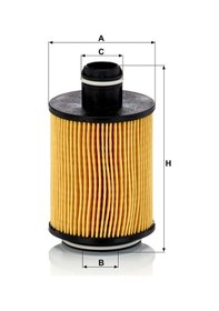 Resim Hu 7004/1 X - Yağ Filtresi - Mann Fılter 