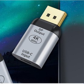 Resim Ally Usb-C To Dp 4K Dönüştürücü Adaptör 60Hz-Gümüş (119841027) 
