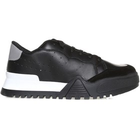 Resim Aeropostale Siyah Erkek Yüksek Taban Deri Sneaker THAM 