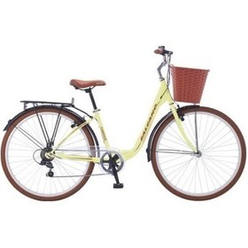 Resim Salcano Cambridge 700 Unısex 28"jant 21 Vites Vr Sepetli Şehir Bisikleti Krem Kahverengi Krem - Kahverengi 