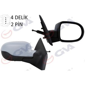 Resim Dış Dikiz Aynası Sağ Clıo 09 Mekanik Sensörlü Astarlı Konveks 2 Fiş Vm-6135psr 7701071864 