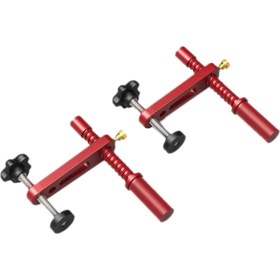 Resim 2pcs Ahşap Işleme Hızlı Basınç Besleyici Masaüstü Basınç Plakası Klip Klipsi Kelepçe Kelepçesi Alüminyum Alaşım Aksesuarları (Yurt Dışından) 