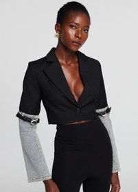 Resim Söğüt Denim Blazer - S 