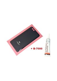 Resim Xiaomi Mi Note 3 Arka Kapak Batarya Pil Kapağı Cam+b-7000 Siyah 