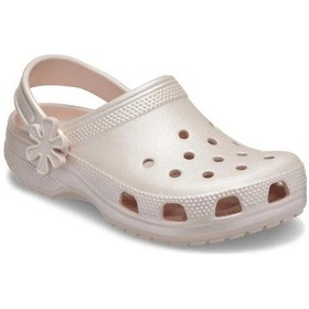 Resim Crocs 212814-6ur Classıc Pearl Shıne Clog Çocuk Spor Terlik Sandalet Bej 