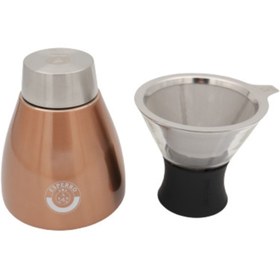 Resim Esperro Paslanmaz Çelik Kahve Demleme Seti, Metalik Renkli Pour Over - Po300 
