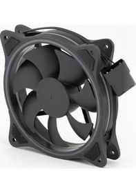 Resim Zauss ZB-300 Rainbow RGB 12 CM Kasa Fanı 