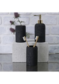 Resim Natural Sıvı Sabunluk Siyah 