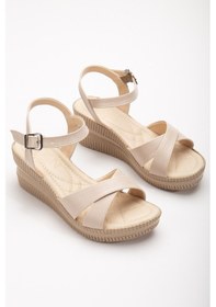 Resim Daxtors D0195 Günlük Ortopedik Garantili Klasik Topuklu Kadın Ayakkabı Ten 