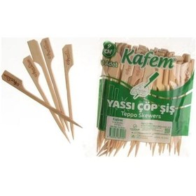 Resim Çöp Şiş Yassı 9 Cm 50'li Paket 1 Adet 